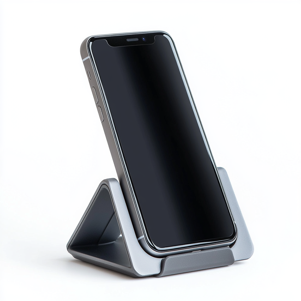 Blunx Aluminum Phone Stand for Desk - Height & Angle Adjustable Cell Phone Holder